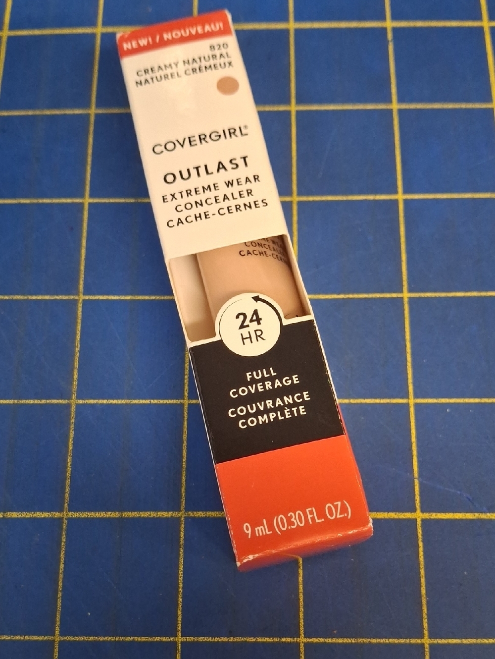 COVERGIRL Outlast Extreme Wear Concealer 9ml New 820 Creamy Natural New Sealed